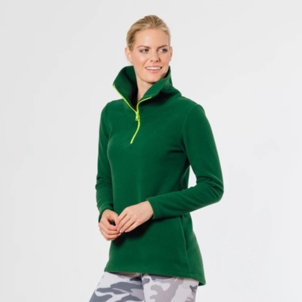 Dudley Stephens Green Cowl Neck Sweater